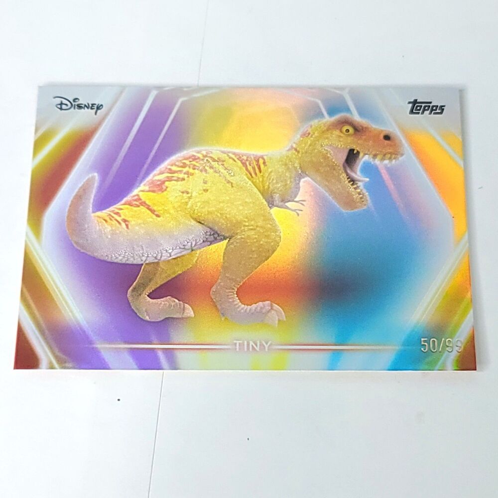 Tiny Topps 2026 Disney Neon Holo Parallel Refractor Limited 50/99